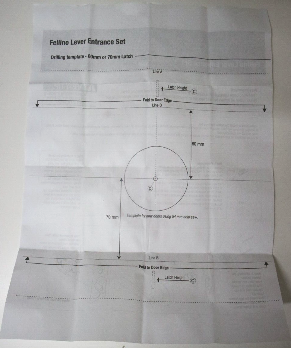 4x Square Door Levers Handle Thumb Turn Matte Black Modern Interior Privacy Door