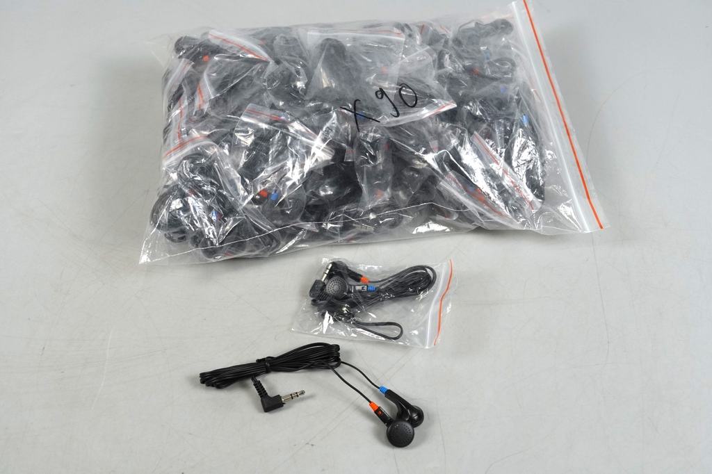 JOBLOT Disposable Earbuds Headphones Bulk Earphones for Schools, Libraries etc