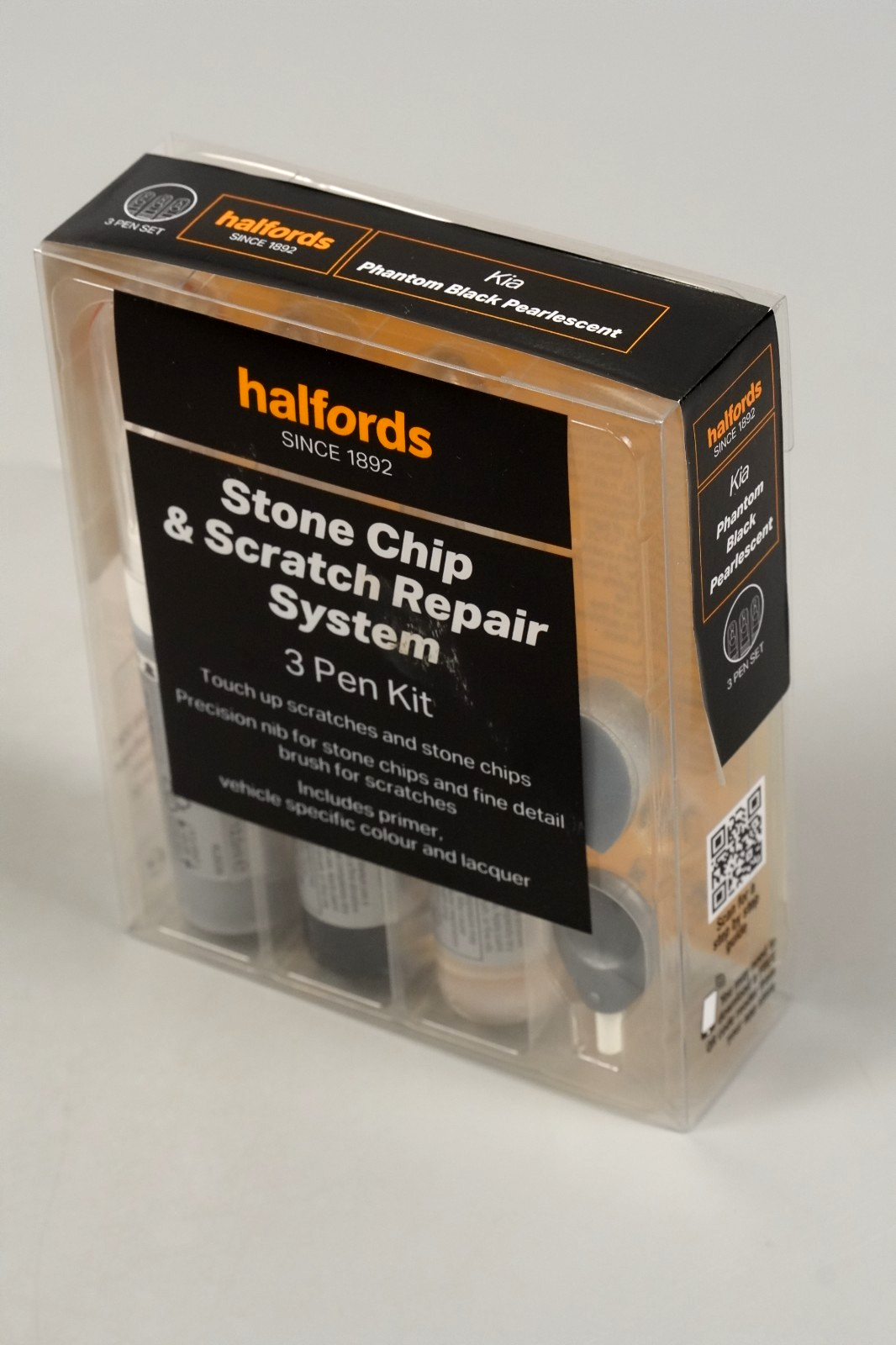 Kia Phantom Black Pearlescent Touch Up Paint Stone Chip & Scratch Repair Kit