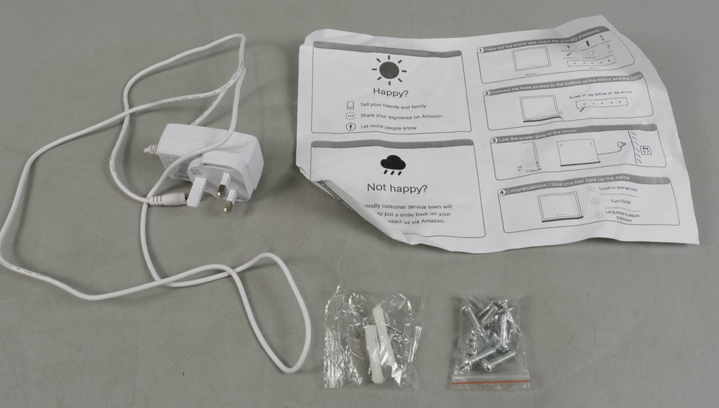 LED Makeup Mirror Lighted Vanity Mirror 100 x 73cm