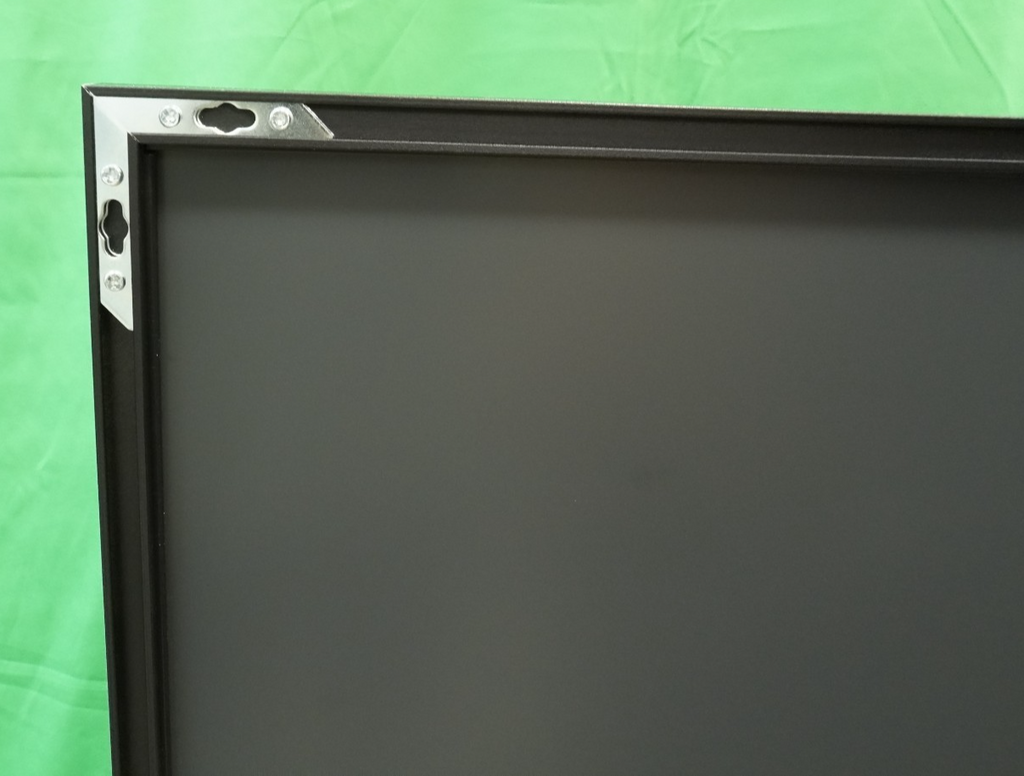 Full Length Mirror 140x50cm Free Standing Floor Mirror Black Aluminum Frame