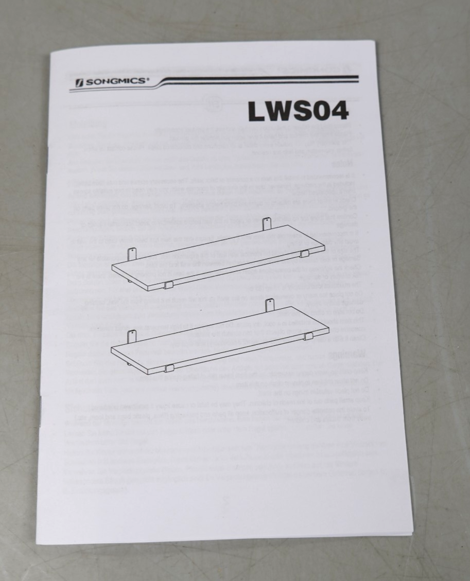 Floating Shelves Set of 2 Wood Decorative Retro Style Shelving