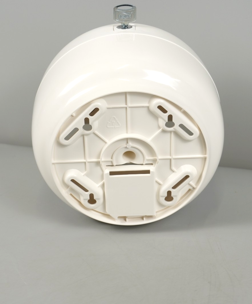 Mini Roll Toilet Paper Dispenser Wall Mounted White Tork SmartOne T9 681000