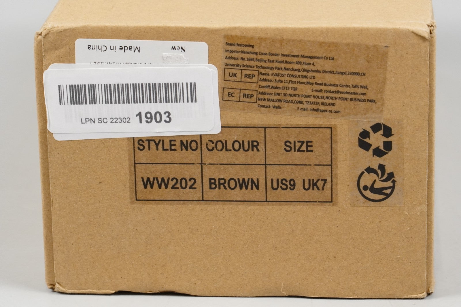 UK7 Womens Loafers Moccasins Work Shoes Ladies Slip On Brown Brown Size EU40