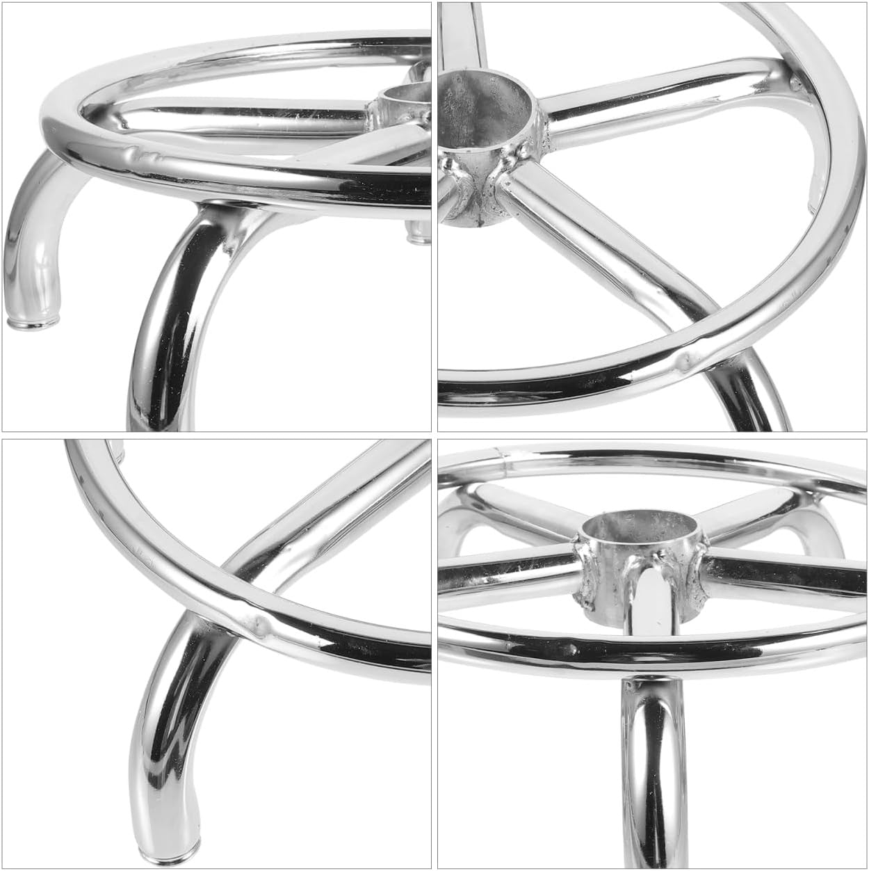 Swivel Chair Base Bottom Replacement Part Sturdy Round Chassis Swivel Stool