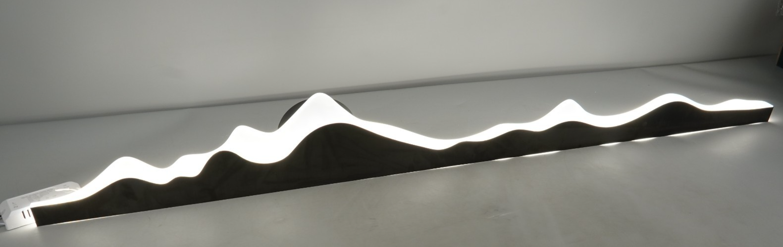 LED Wall Light Wall Art  Lighted Dimmable with Remote Control 120cm