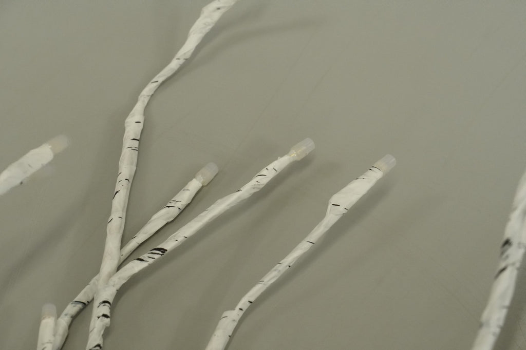 Artificial Lighted Birch Tree 6FT Colour Changing with LED Lights Timer White