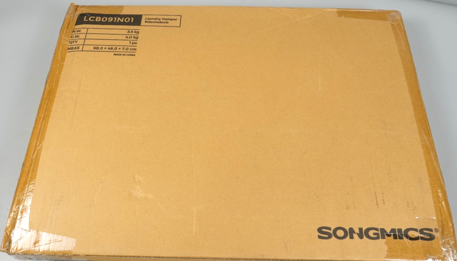 150L Laundry Basket 3 Sorting Compartments Removable Machine Washable Bag Bamboo