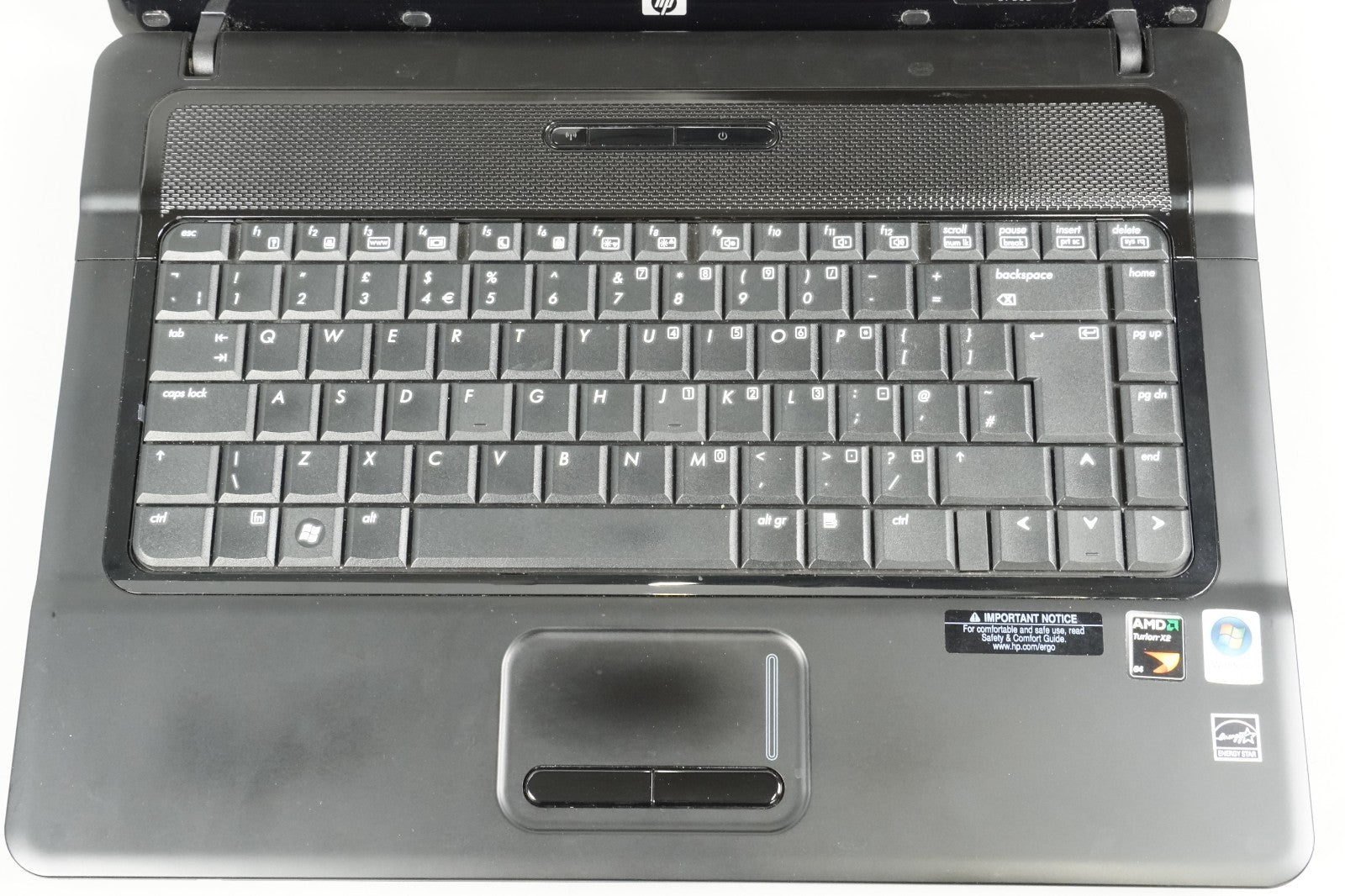 HP Compaq 6735s AMD Turino X2 Dual Core RM-70 2GHz 1GB RAM, NO SSD, Good Battery