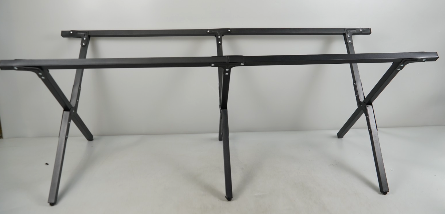 Camping Set Table and Chairs Portable Folding Dining, 4 Chairs 1 Table Black