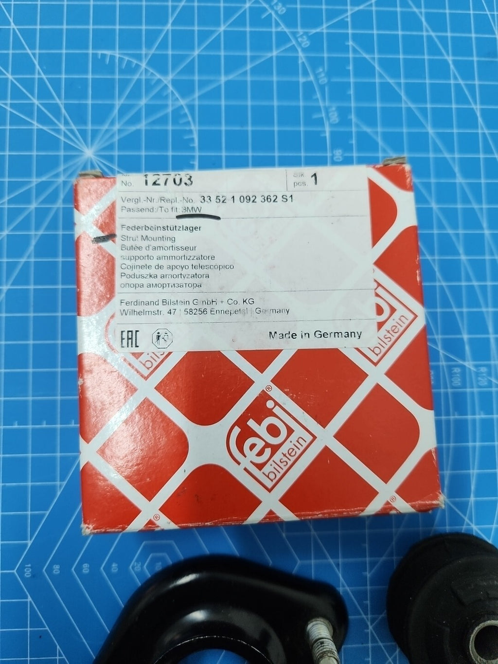 BMW Top Strut Mounting Rear Febi Quality 33521092362 33521092362S1 33522241450