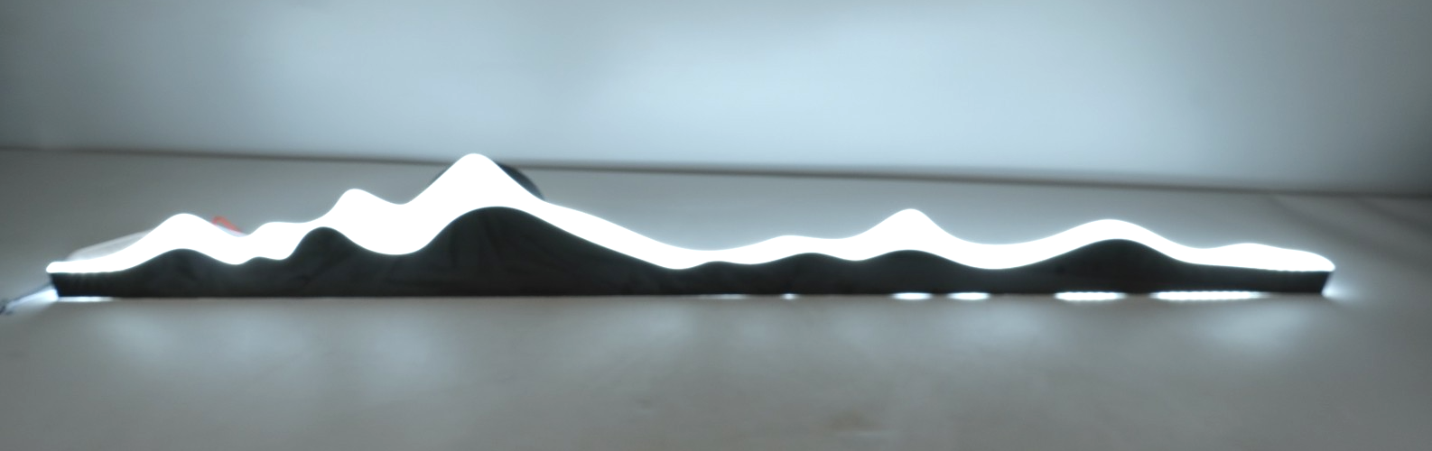 LED Wall Light Wall Art  Lighted Dimmable with Remote Control 120cm