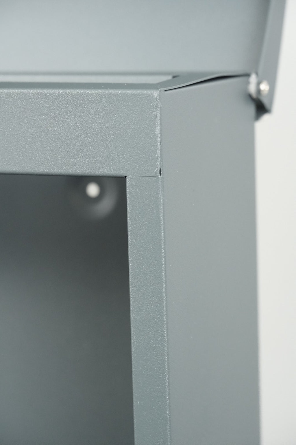 Letter Box Mailbox Wall Mounted with Newspaper Holder, 2 Keys, Modern GMB051G02