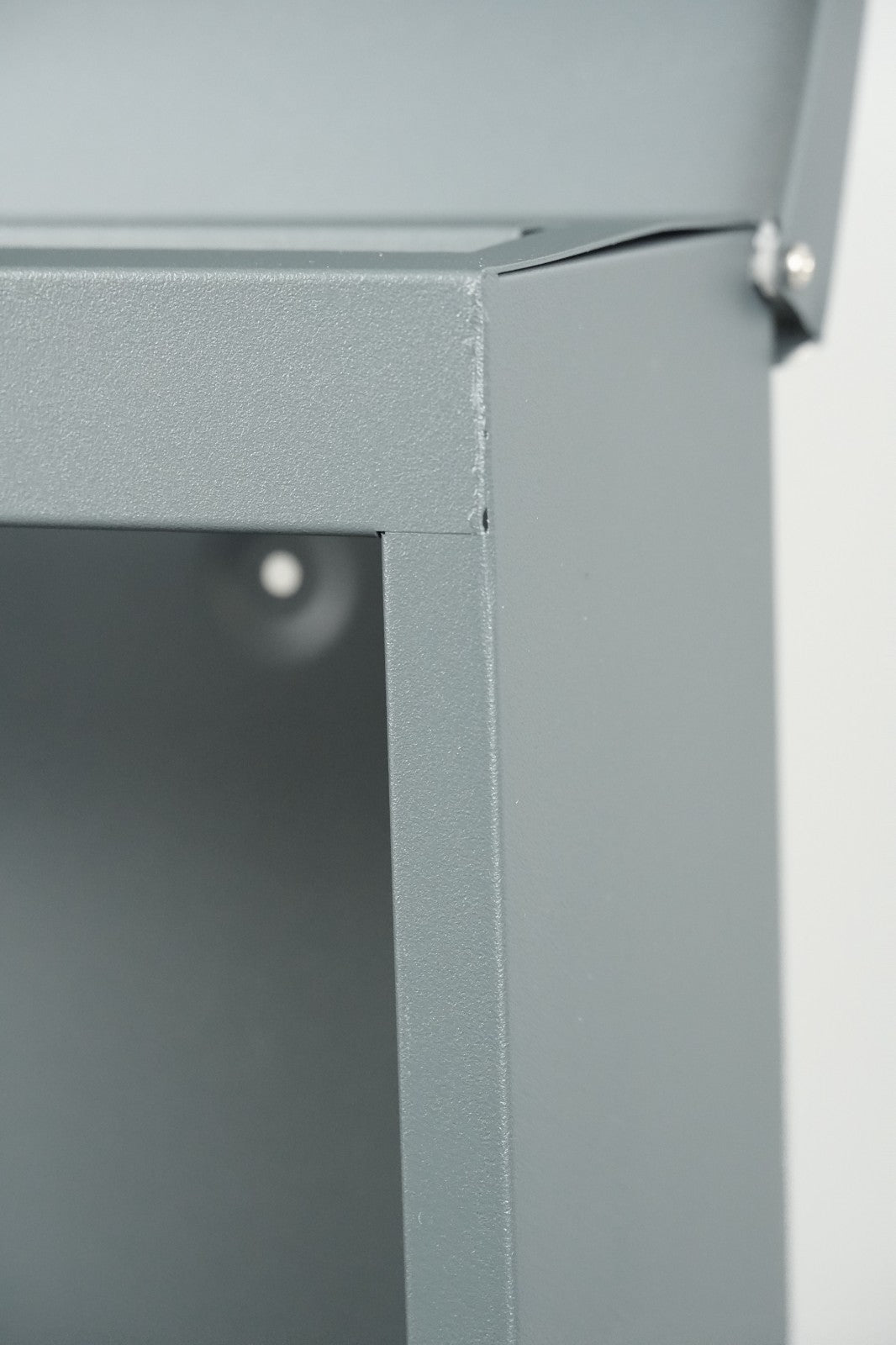 Letter Box Mailbox Wall Mounted with Newspaper Holder, 2 Keys, Modern GMB051G02