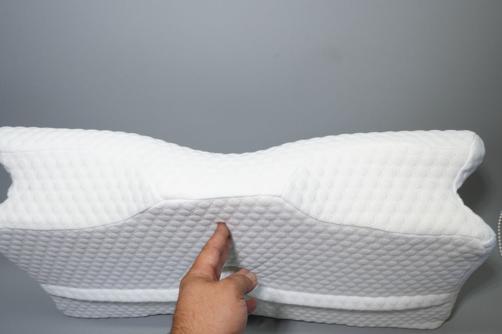 Cervical Memory Foam Pillow for Neck Pain Relief, 2 in 1 Orthopedic Sleeping...