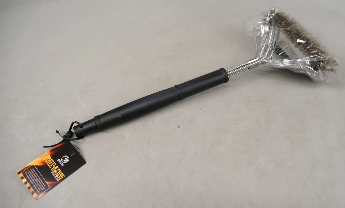 BBQ Grill Brush With Scraper Mountain Grillers Bristle Free Grill Brush