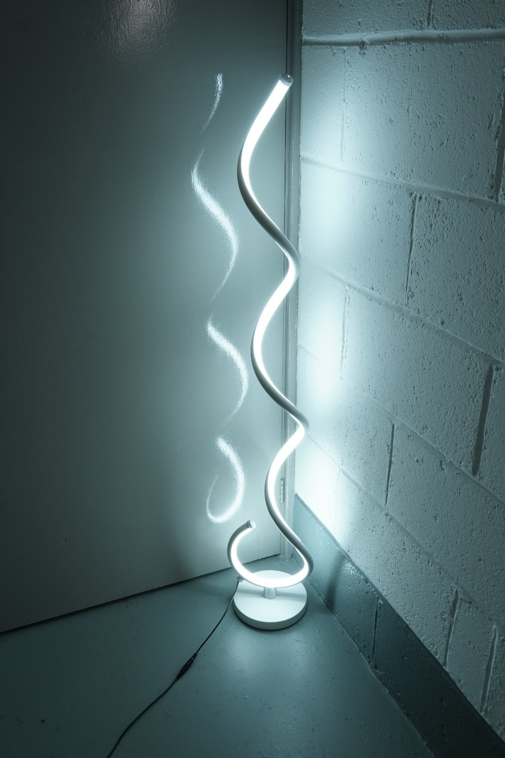 Modern Spiral Floor Lamp 150CM 48W For Living Room Reading Indoor