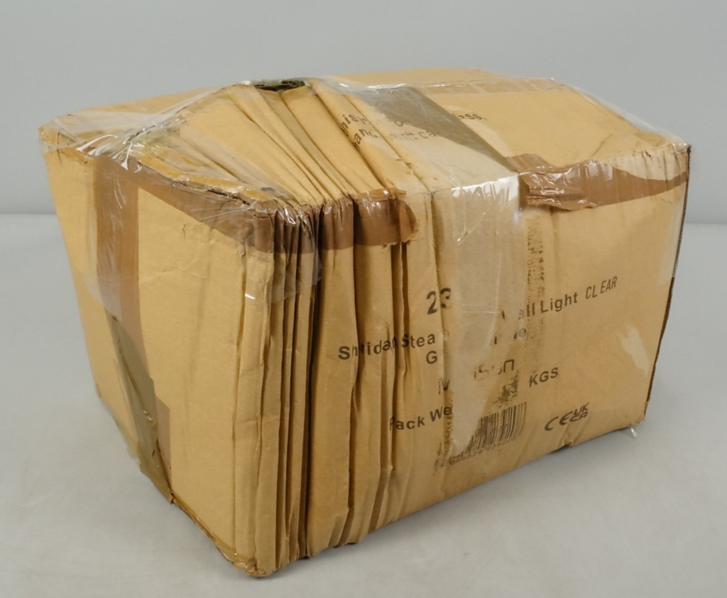 Wall Light Sconce Fitting with Clear Glass Globe Black and Gold Industrial