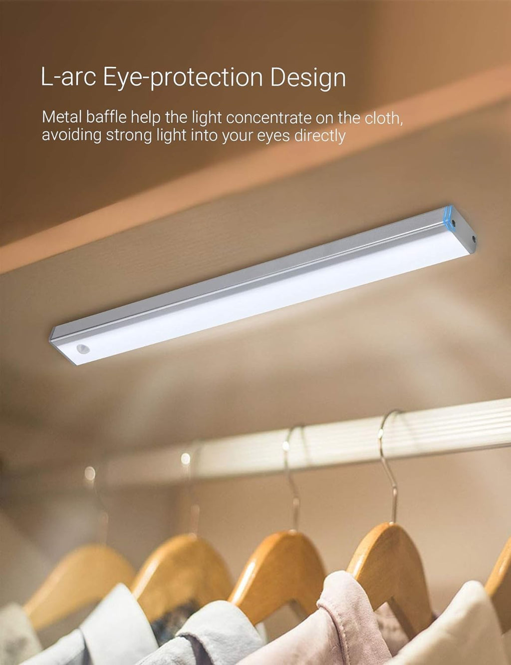 Automatic LED Light Wardrobe LED Wireless Under Cupboard Light