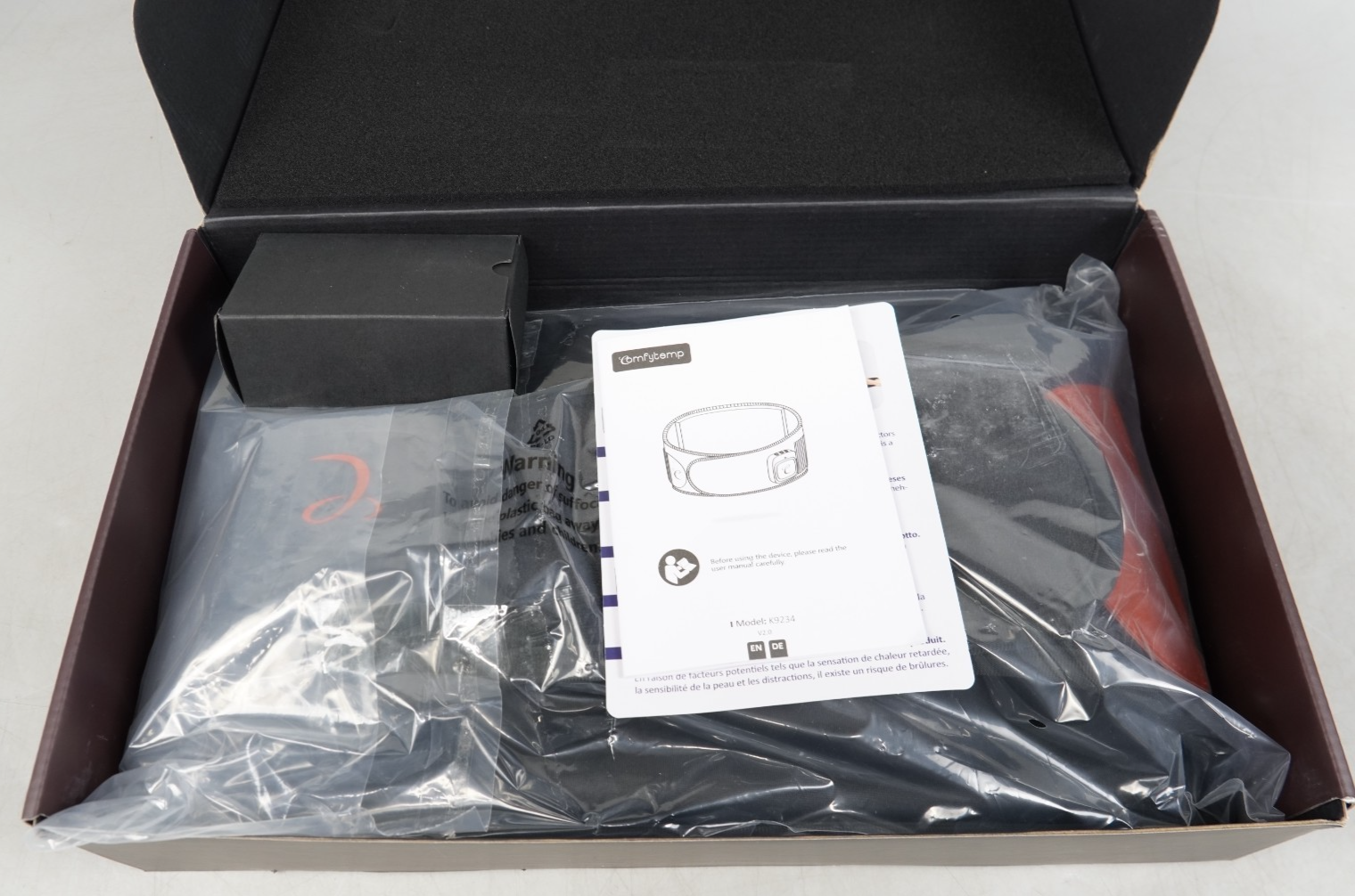 Heated Back Massager Cordless Infrared Heat Pad for Back with 3 Modes XXL