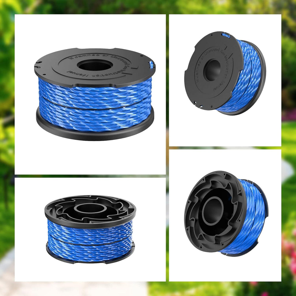 A6441 String Trimmer Spool Line 1.65mm 40 Feet for Black & Decker Grass Trimmer