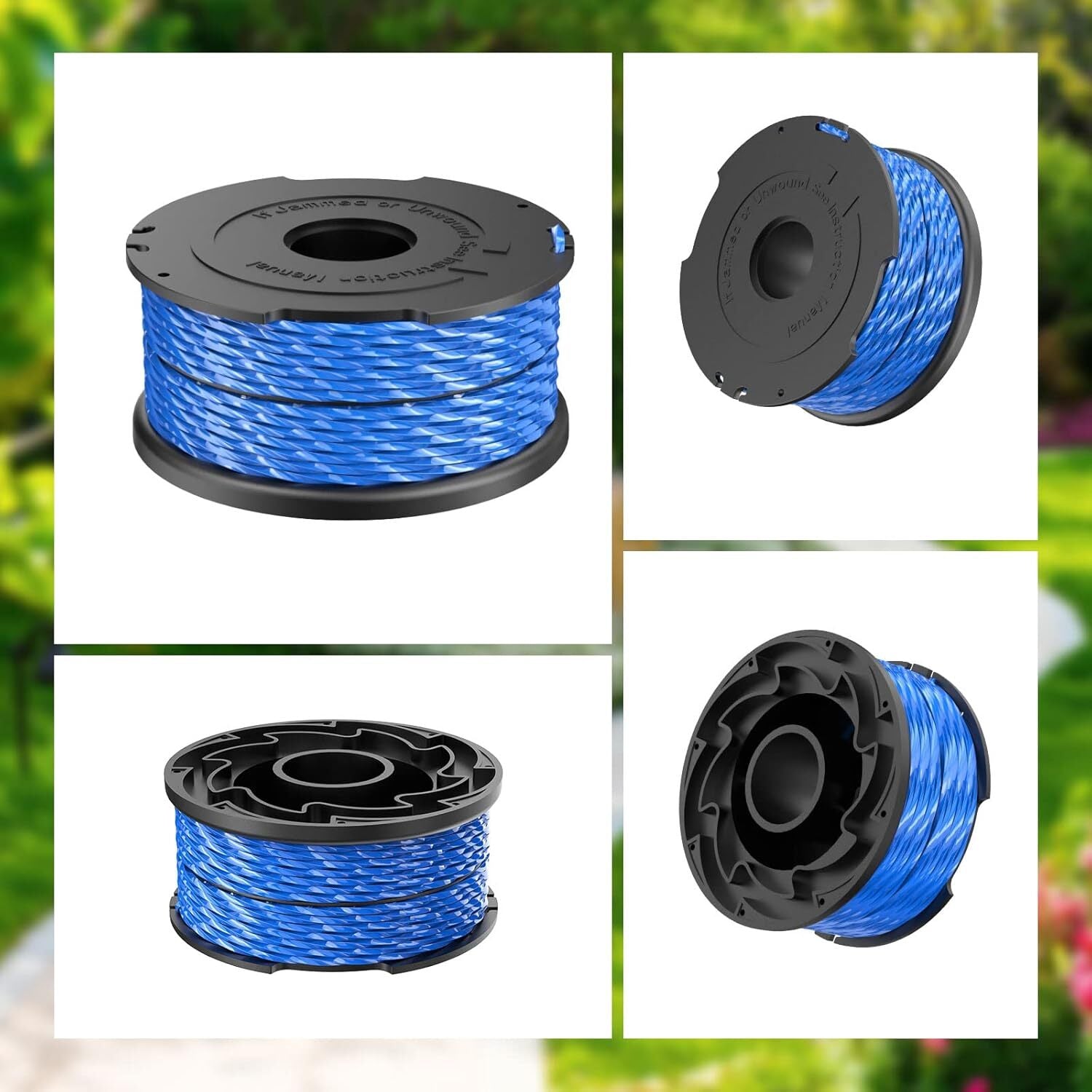 A6441 String Trimmer Spool Line 1.65mm 40 Feet for Black & Decker Grass Trimmer