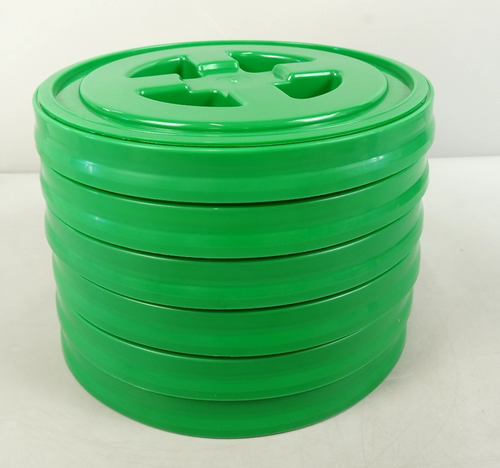 5 Gallon Bucket Seal Lids 6pc Car Wash Bucket Cover Heavy Duty Bucket Lid