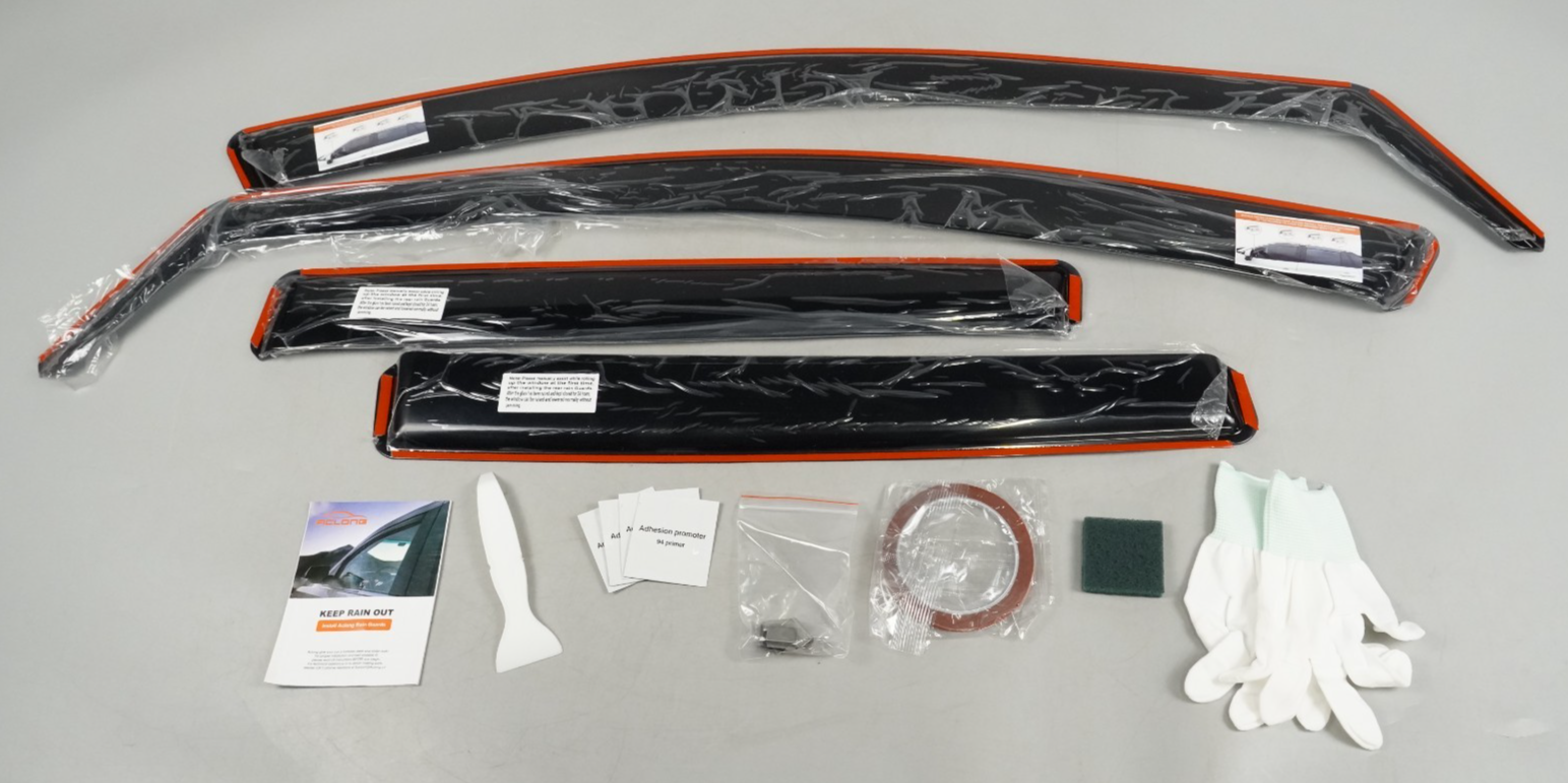 Wind Deflectors Rain Guards VW Golf MK7 MK8 Hatchback 5 Door 2012-2023 In-chanel