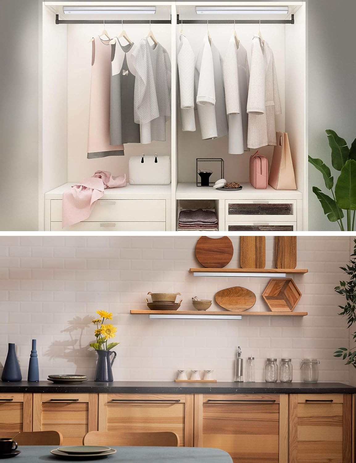 Automatic LED Light Wardrobe LED Wireless Under Cupboard Light