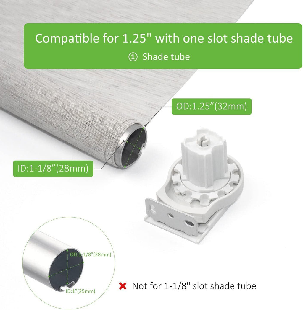 Roller Shade Replacement Mechanism Assembly Clutch & Skyline Mounting Brackets