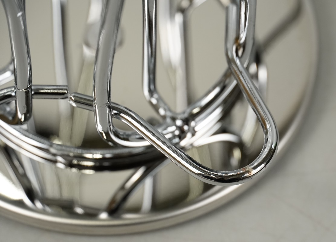 Coffee Capsule Holder Nespresso Silver Curve Steel