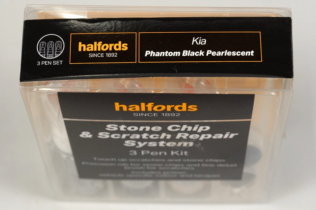 Kia Phantom Black Pearlescent Touch Up Paint Stone Chip & Scratch Repair Kit