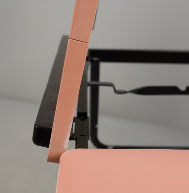 Adjustable Laptop Table with Cup Slot Portable Laptop Stand Bed Table Pink