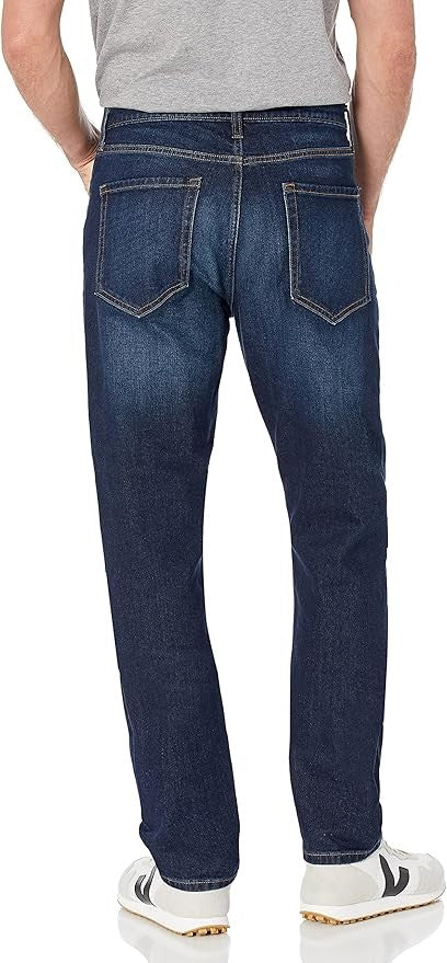 35W30L Men's Athletic-Fit Stretch Jeans - Indigo Wash - Amazon Essentials
