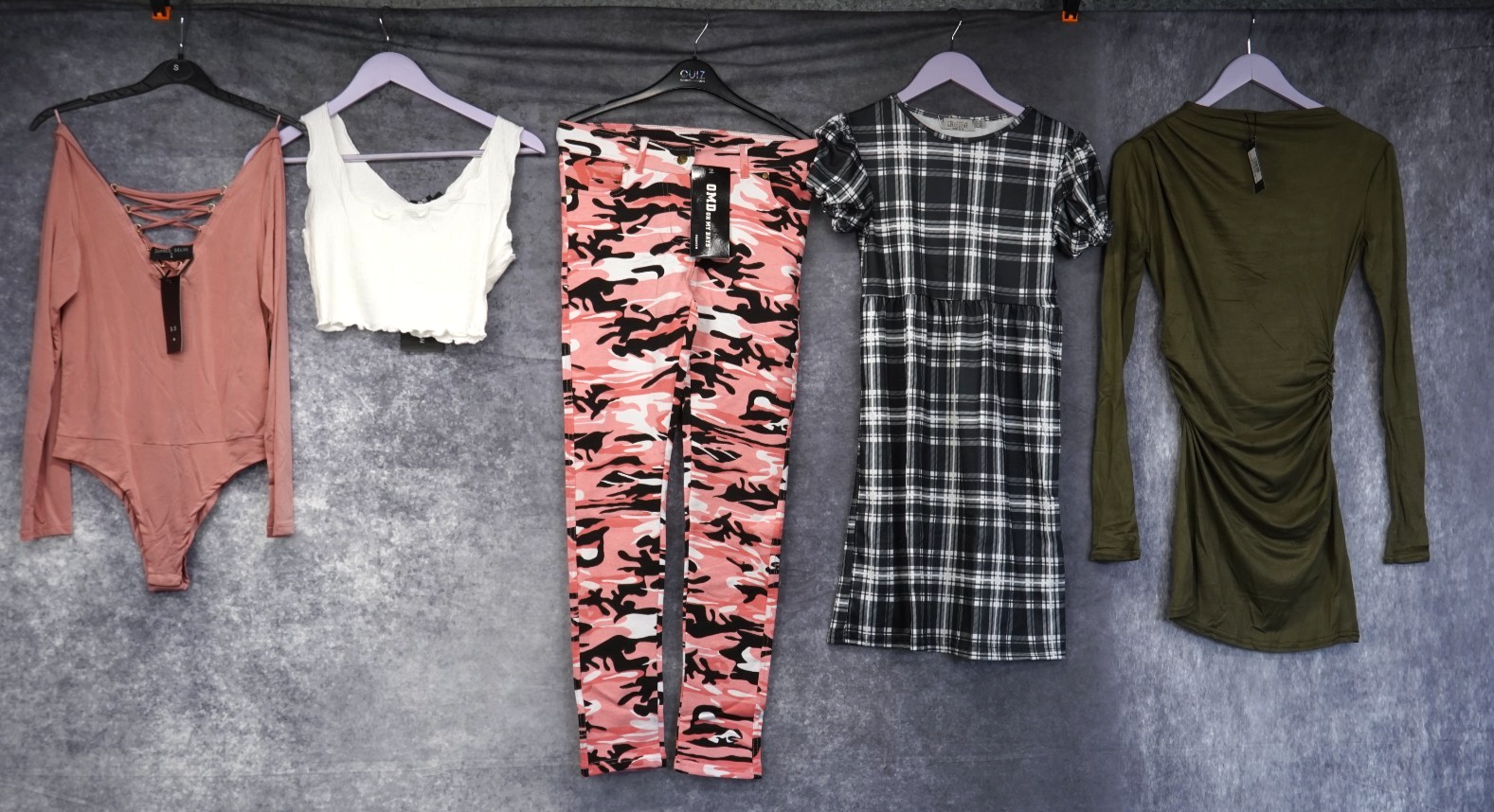 5pcs Size 10 Joblot Women Clothing Brand New w Tags Woman Tops Dresses Body Set