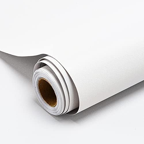 Sticky Back Plastic Wallpaper White Self Adhesive paper 60X1000cm Peel and Stick