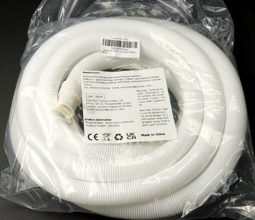 4 Metre Universal Washing Machine & Dishwasher Drain Hose Extension Kit