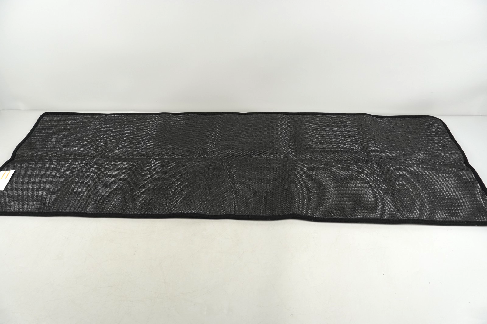 Fluffy Hallway Runner Rug Black White 50x150cm Kitchen Carpet Non Slip Washable