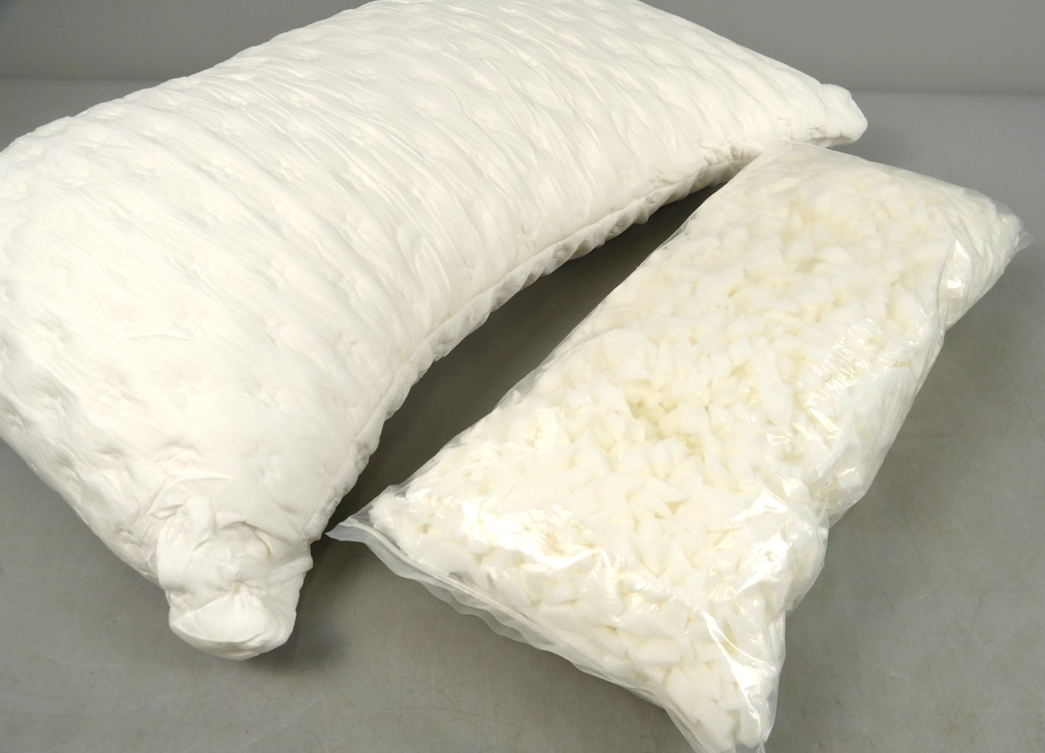 Shredded Memory Foam Pillow CertiPUR-US Pillow Adjustable Firmness
