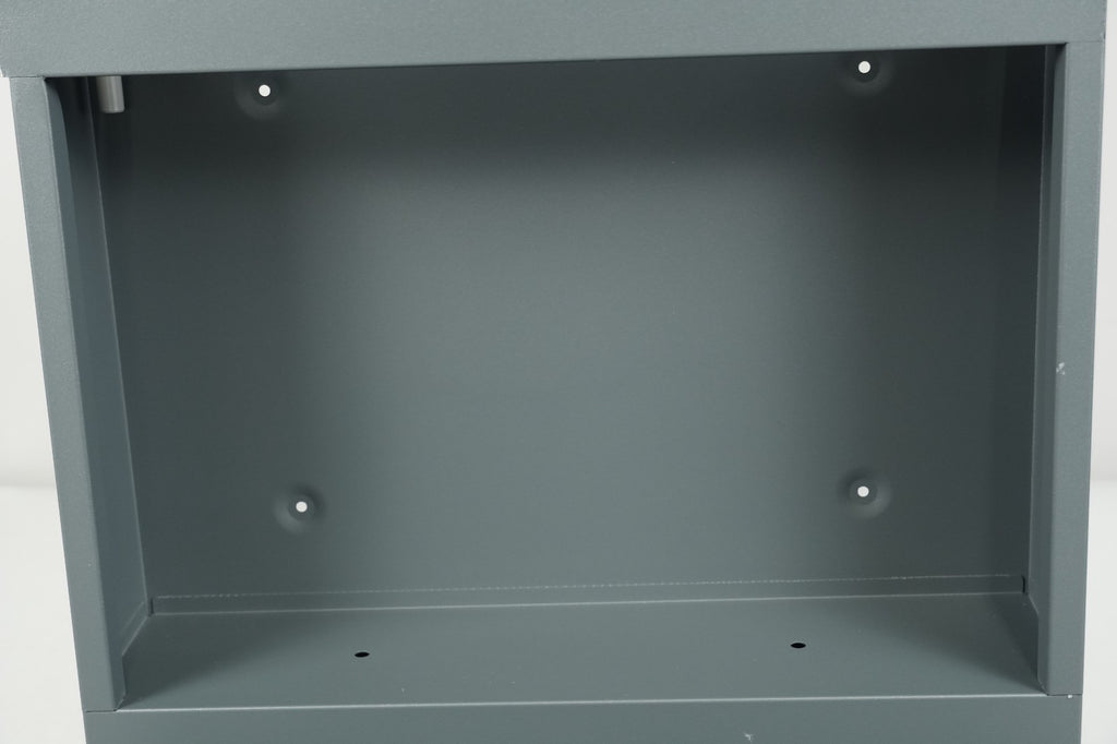 Letter Box Mailbox Wall Mounted with Newspaper Holder, 2 Keys, Modern GMB051G02