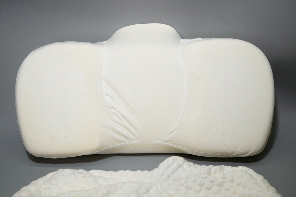 Memory Foam Cervical Pillow for Neck Pain Relief, Adjustable Ergonomic Contour