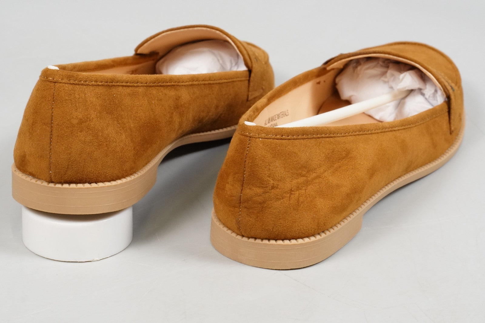 UK7 Womens Loafers Moccasins Work Shoes Ladies Slip On Brown Brown Size EU40