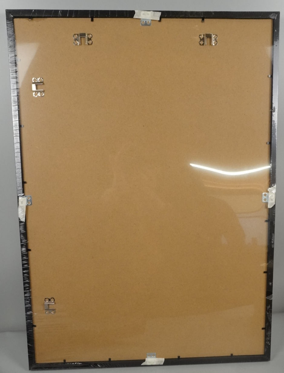 50x70cm Black Picture Frames Set of 3 with Mounts for 40x60cm, 70x50cm Poster