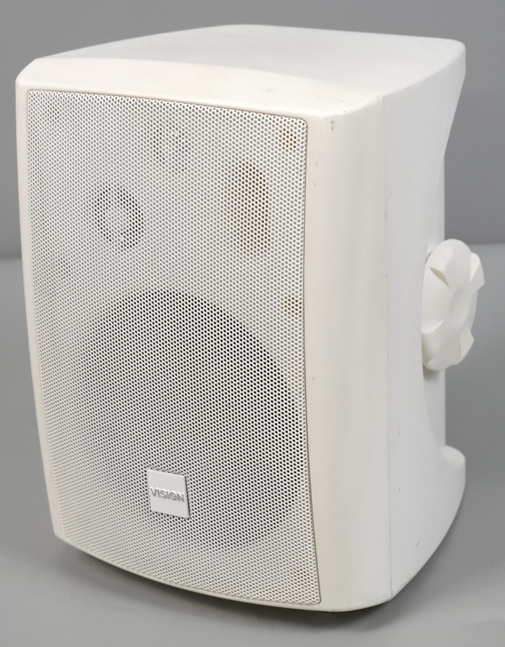 50w 3-way Speakers White VISION SP-1800 MISSING Wall Mounts USED