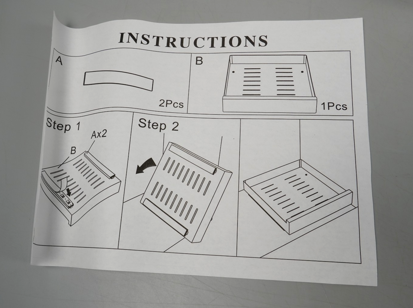 Pull Out Cabinet Organiser Slide Out Drawer Storage for Kitchen White