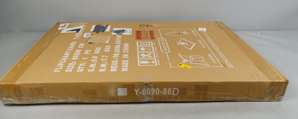 Flip Chart Stand Mobile Whiteboard 90 x 60cm Magnetic Dry Erase Board Stand