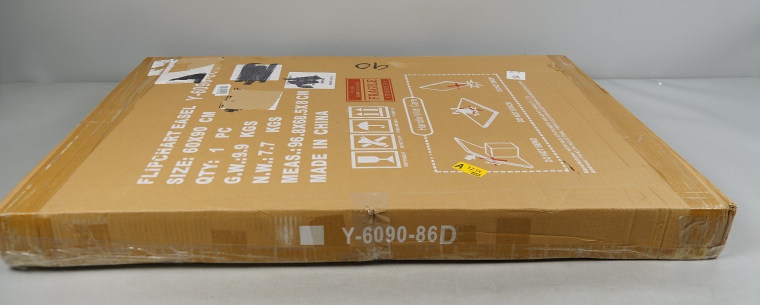 Flip Chart Stand Mobile Whiteboard 90 x 60cm Magnetic Dry Erase Board Stand