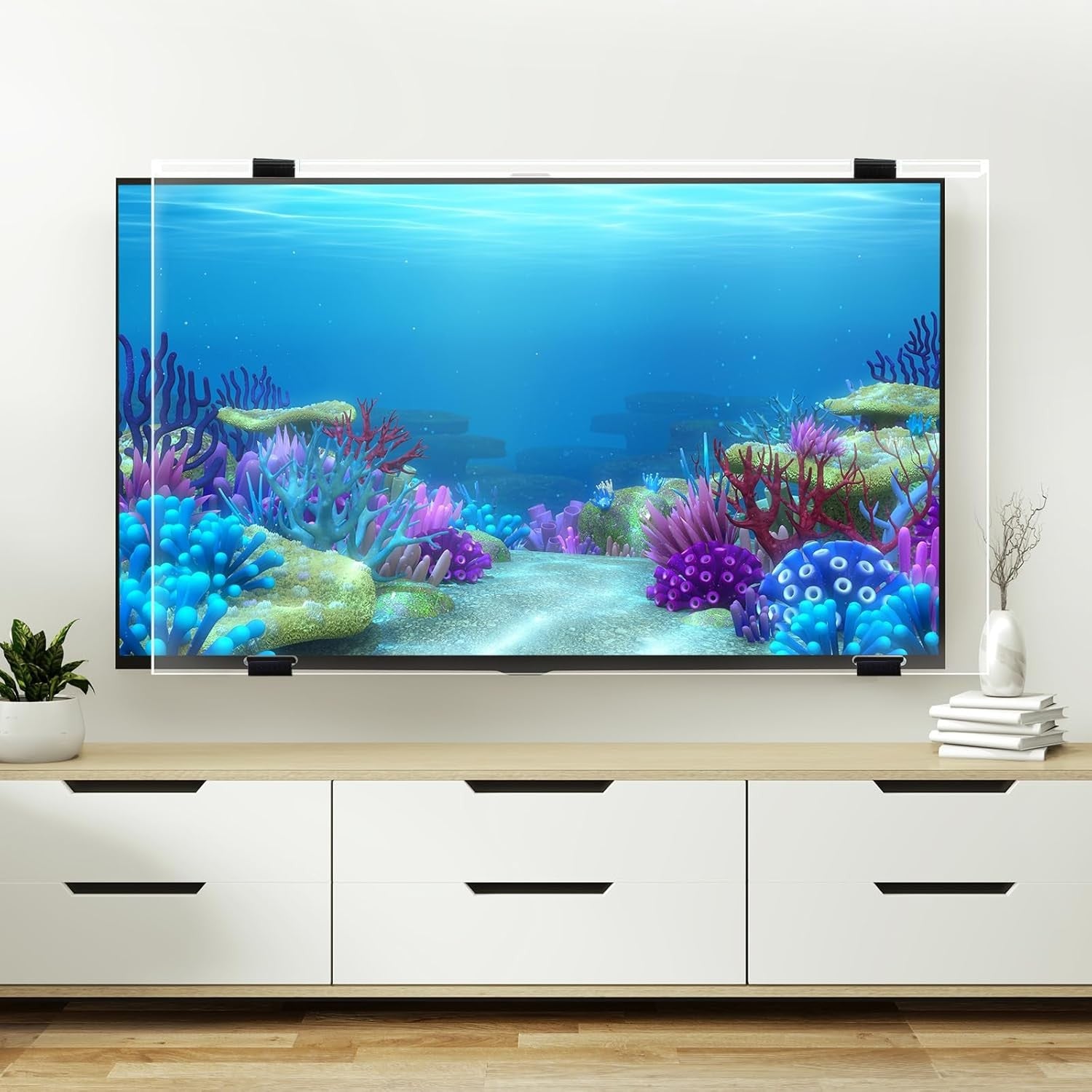 55 Inch TV Screen Protector HD Clear Display Protector Panel for TV