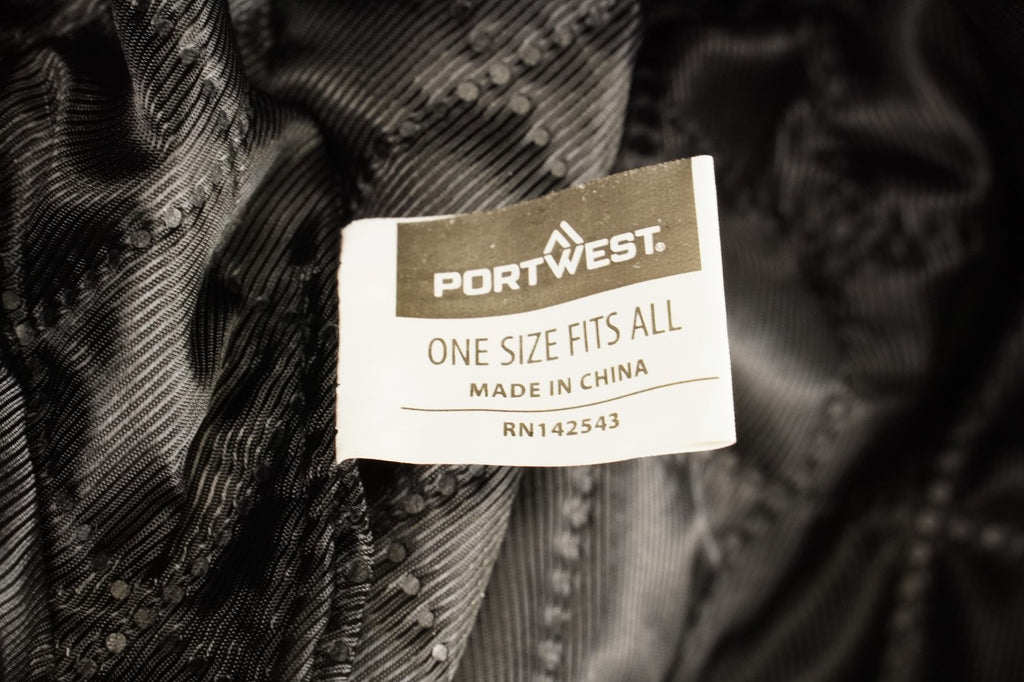 Portwest Winter Trapper Hat Faux Fur Lined with Detachable Chin & Mouth Guard