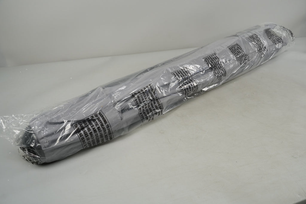 2.5M Grey Garden Parasol Sun Shade Umbrella SunDazeCrank Handle Tilt Mechanism